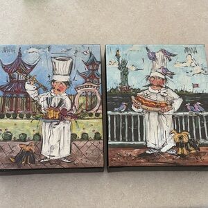 Pair of Joanna Chef Art Prints